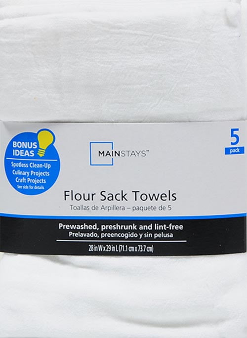 Simply Essential™ Flour Sack Kitchen Towels - Grey, 4 units - Fry's Food  Stores