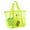 Green, variant on Mesh Beach Bag with Zipper Large Capacity Beach Tote Foldable Design Waterproof Sand-proof Pool Bag with Pockets