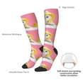thumbnail image 4 of Naloa A Funny Cat Thigh High Socks Extra Long Stretchy Sock Women Over Knee High Opaque Stocking Daily Wear, 4 of 6