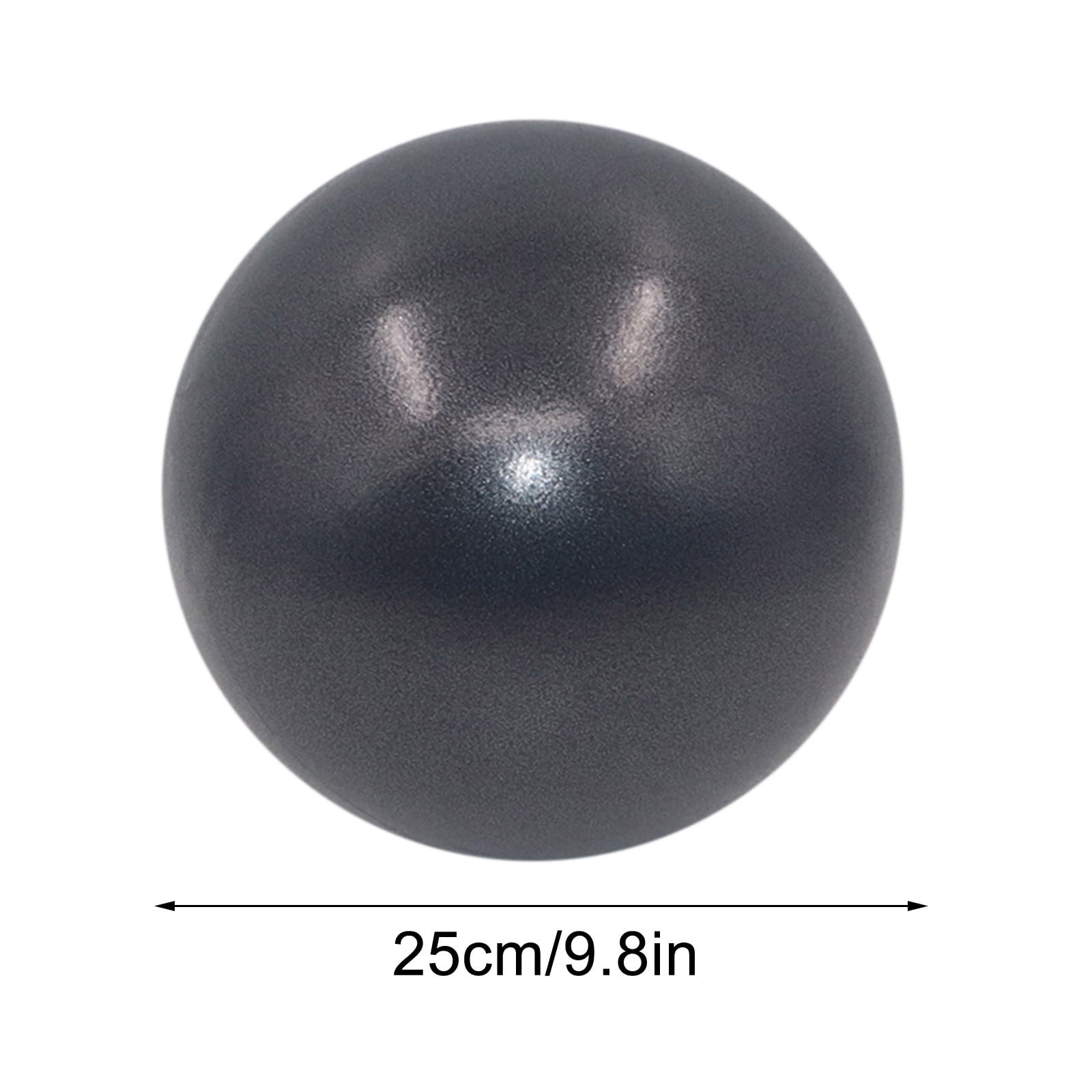 Kokovifyves Mini Yoga Pilates Ball 10 Inch for Stability Exercise Training Gym Burst and Slip Balls with Inflatable Straw