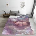 thumbnail image 5 of Danneel Actress Harris Printed Blanket Throw Lightweight Super Soft Micro Fleece Throw Blankets, 5 of 5