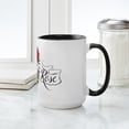 thumbnail image 4 of CafePress - Wild Irish Rose Large Mug - 15 oz Ceramic Large White Novelty Mug, 4 of 4