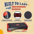 thumbnail image 3 of Yes4All Multifunctional Adjustable Aerobic Stepper, Extra Half Round Legs, for Workout Exercise (Red), 3 of 8