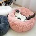 thumbnail image 3 of Reheyre Winter Pet Cats Dog Puppy Warm Round Cushion Mat Bed House - Soft Kennel Nests, 3 of 8
