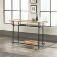 thumbnail image 2 of Sauder Boulevard Cafe Glass Top Console Table in Black and Copper, 2 of 6