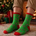 thumbnail image 4 of SAWOBUUN Funny Socks for Men Novelty Crazy Holiday Cozy Cotton Winter Christmas Socks, 4 of 6