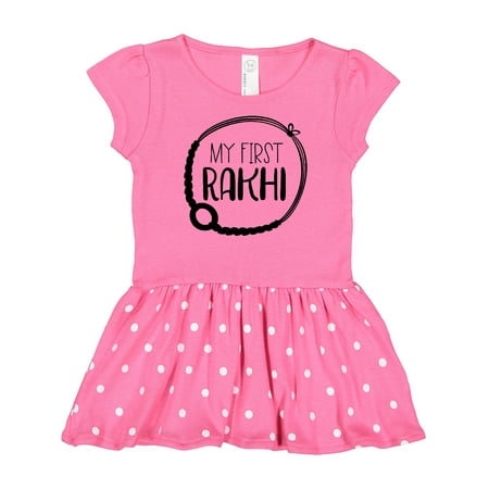 

Inktastic My 1st Rakhi Bracelet Raksha Bandhan Gift Baby Girl Dress