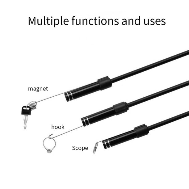 HD Endoscope Mobile Phone Inspection Camera Vent Pipe Engine USB