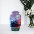 thumbnail image 7 of Train Funeral Cremation Urns For Adult Male - 1 Large & 4 Small Urns For Human Ashes Adult Female - Blue Mini Urn For Mother & Father - Purple Urn For Ashes For Women (10 & 3 Inch), 7 of 7