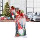 thumbnail image 4 of Bolsa De Regalo, Decoración De Fiesta De Navidad Material De Lino Colores Brillantes Lindo Reutilizable Para Centro Comercial De Fiesta Para Supermercado Fyydes sombrero rojo, 4 of 8