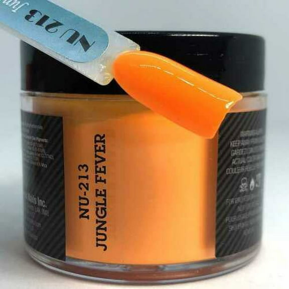 NUGENESIS Manicure Nail Dipping Color Powder 1.5oz/jar - NU213 Jungle Fever (Neon)