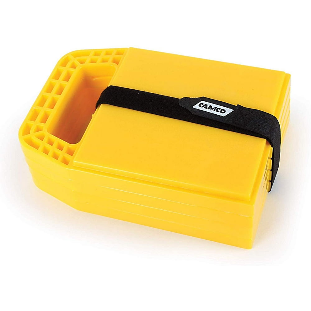 Camco RV Stabilizing Jack Pads, Helps Prevent Jacks From Sinking, 6.5