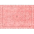 thumbnail image 1 of Ahgly Company Machine Washable Indoor Rectangle Abstract Red Modern Area Rugs, 4' x 6', 1 of 4