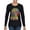 Black, variant on Dean Russo Sweet Poodle Dog Lover Womens Graphic Long Sleeve T-Shirt, Black, Large
