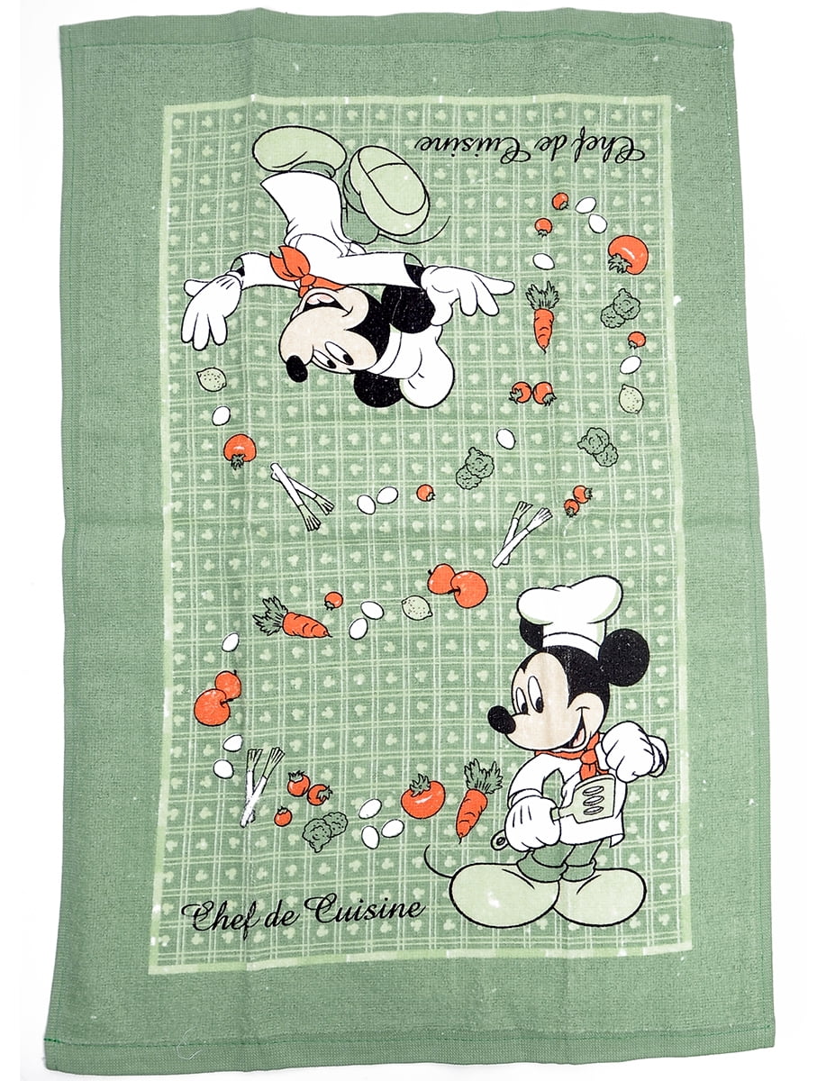 Vintage Disney Kitchen Towel Set Oven Mitt Pot Holder Goofy King of the  Grill NWWT 