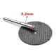 thumbnail image 2 of 10 Uds ruedas de corte planas disco de rueda de corte preciso altamente eficiente de 32mm con mandril de 3mm para amoladoras, 2 of 2