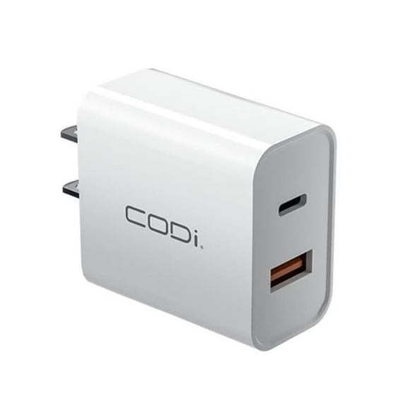 20 watts USB-C PD USB-A 3.0 Quick Wall Charger