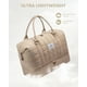 thumbnail image 3 of Bolsa de viaje LOVEVOOK Puffer Weekender de 45 litros con compartimento para zapatos, 3 of 8