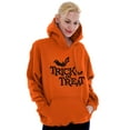thumbnail image 3 of Happy Halloween Trick or Treat Bats Hoodie Sweatshirt Women Men Brisco Brands S, 3 of 6