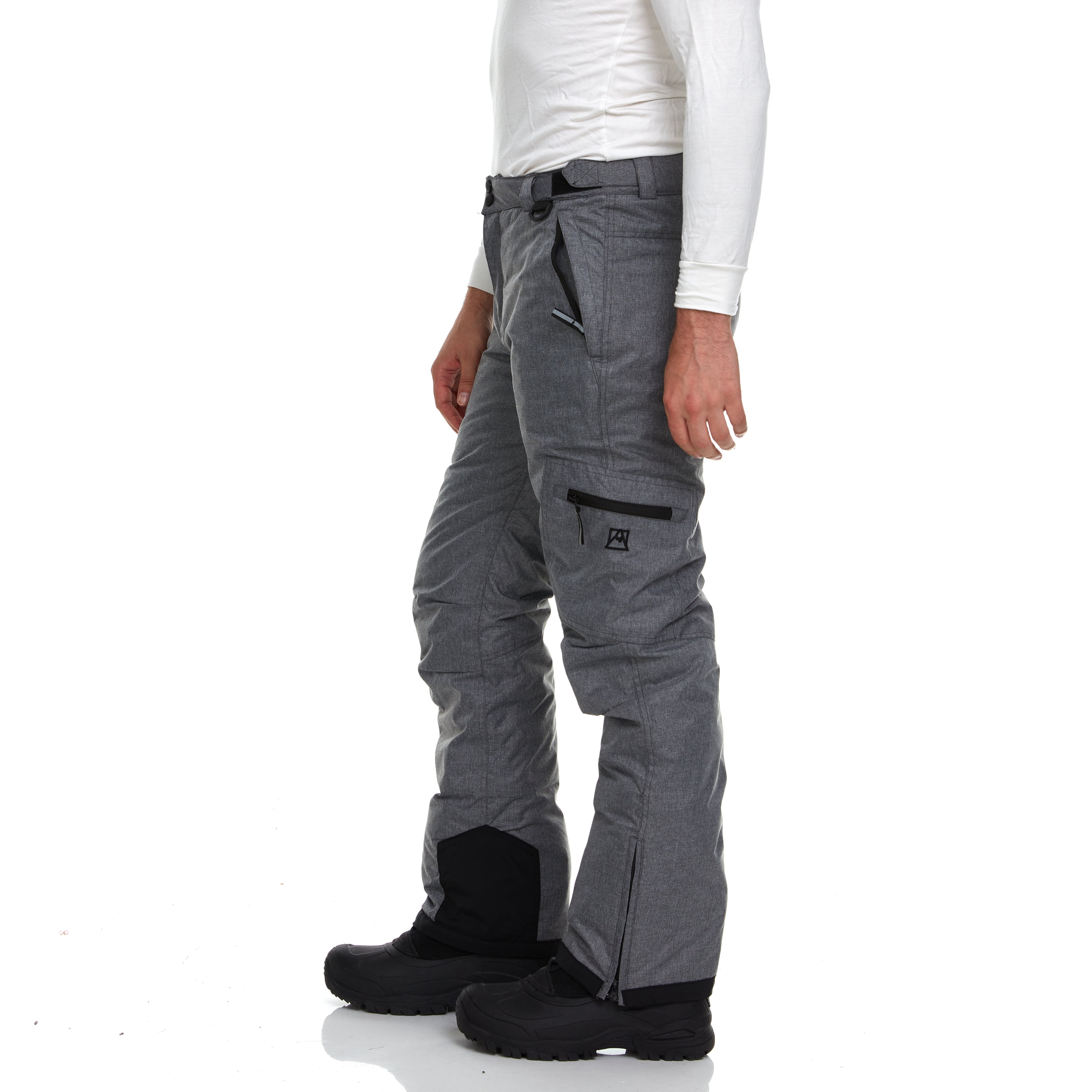 Avalanche Women's Ski Cargo Pants Expandable-Waist So XL-charcoal $150