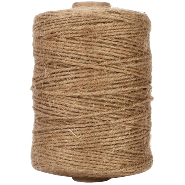 1 rollo de hilo de yute, hilo de jardín, hilo resistente, hilo de yute para manualidades, hilo Natural, hilo de jardín