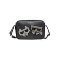thumbnail image 1 of Bolsa crossbody Karl Lagerfeld color negro con logo centrado, 1 of 6