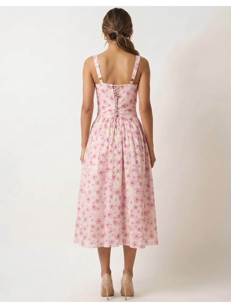 magnolia pearl dresses Floral Raelle Dress Size:XLarge (Fits size US 14-16/UK 18-20)(Bust 44-50 in; Waist 42-46 in; Hip 50-54 in) Persist in the planting Steel Blue infinity dress Momo Plus Size Womens