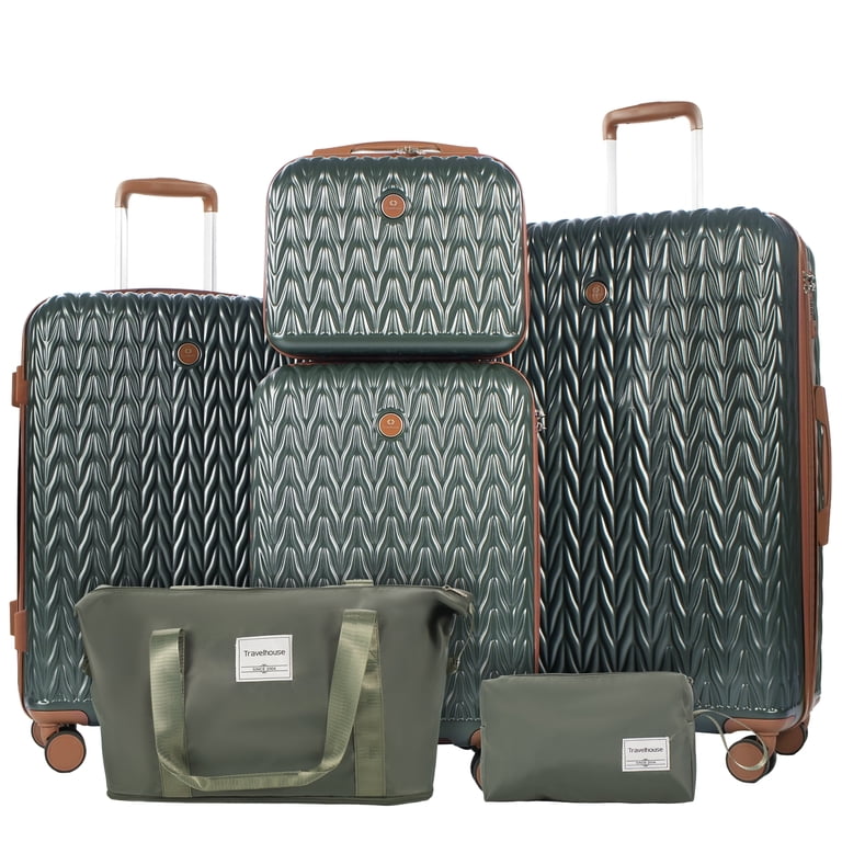 6-Piece Hardside Luggage Set With Spinner Wheels photo 1