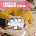 thumbnail image 3 of 1 Roll Christmas Wrapping Ribbon Christmas Gift Ribbon Bow Making Ribbon(20m), 3 of 8