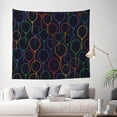 thumbnail image 2 of Daiia Colorful Balloons Pattern Tapestry 60x51 Inches Wall Hanging Tapestry Artistic Wall Hanging Bedroom Wall Decor Living Room Tapestry Dorm Room Decor, 2 of 9