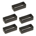thumbnail image 3 of 5pcs Silicone Rubber Band Keeper Holder Hoop Loop Anti- - Multicolor, 20mm Black, 3 of 8