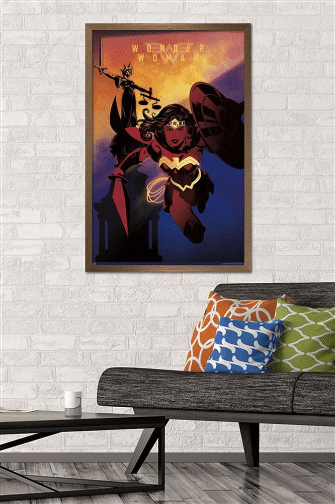 DC Comics: Dark Artistic - Wonder Woman Wall Poster, 22.375" x 34" Framed