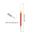 thumbnail image 2 of Uxcell 110mm Roller Pen Refills Red Gel Ink Pen Refill, Transparent Rod 100 Pcs, 2 of 5