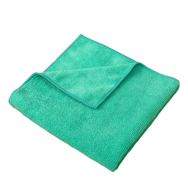 Unatoiry Washcloth Microfiber Water Absorption Portable Foldable Cleaning Cloth Restaurant Washable Reusable Rag Color Random 30x30cm 1Set