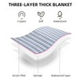 thumbnail image 2 of Picnic / Beach Blanket Extra Large Waterproof Washable 3 Layer Thick Soft Skin-friendly Foldable Portable Picnic Mat for Weekend Holiday, 2 of 5