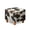 Brown Cow Pattern, variant on TSOVTHRID Shamrock Heart Dot Print Ottoman Cover Stretch Square Ottoman Slipcovers for Foot Stool, Anti-Scratch Folding Storage Furniture with Elastic Bottom for Home St. Patrick's Day Decor