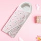 thumbnail image 4 of Manta envolvente,Toalla con capucha para bebé,suave,para recién nacidos,niños pequeños,Albornoz de toalla de baño con capucha para bebés más suaves,Paños de playa para Baby Shower Rosa, 4 of 9