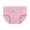 Pink, variant on QQAMB Seamless Underwear for Women High Waisted Briefs No Show Full Coverage Stretch Floral Print Comfy Breathable Panties
