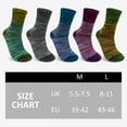 thumbnail image 6 of Mens Dress Socks - 5 Pairs Mens Socks, CaiDieNu Breathable Crew Socks Non Binding Cotton Socks for Work Business Leisure Home Size 11-13, 6 of 7