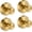 Brushed Gold, variant on Matte Black Suction Cup Towel Hooks for Bathroom Glass Mirror | Stainless Steel Rustproof Wall Hangers with Damage-Free Twist Lock for Mirrors Tiles Windows