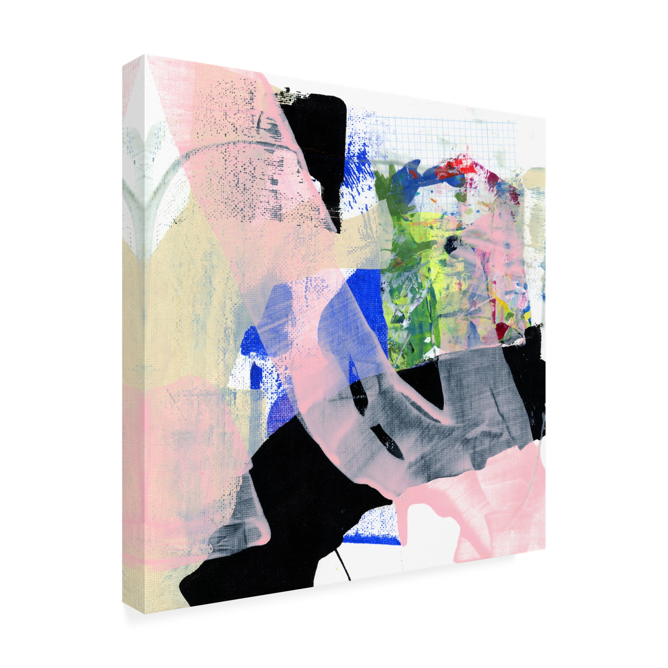 Canvas Wall Art - Jessalin Beutler 'Light Feeling' Wall Art for Living Room, Bedroom, or Office Décor by Trademark Fine Art - 14 x 14 Inches