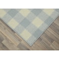 thumbnail image 6 of Garland Rug Country Living Buffalo Plaid 7 ft. x 10 ft. Area Rug Soft Silver/Ivory, 6 of 7
