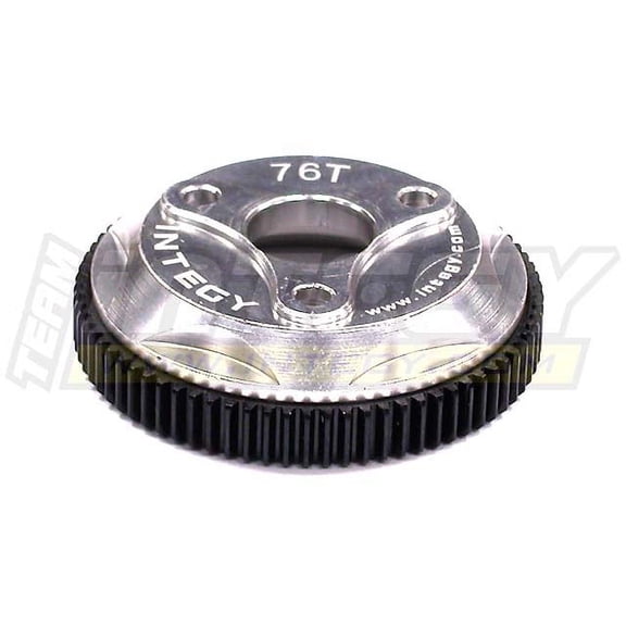 Integy RC Toy Model Hop-ups T8008SILVER 76T Metal Spur Gear for Traxxas Stampede 2WD, Rustler & Slash
