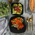 thumbnail image 3 of Gibson Home Zen Buffet Matte Porcelain 8 Piece Dinnerware Set - Black, 3 of 6