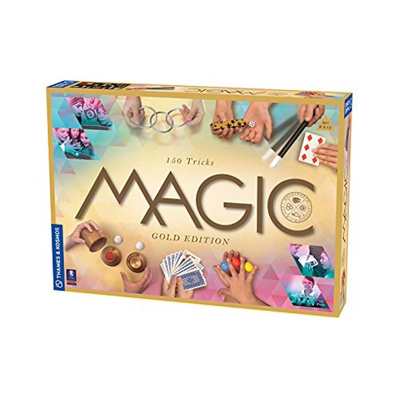 Thames & Kosmos Magic : Édition Or / Coffret de Jeu avec 150 Tours / Manuel d'Instructions Couleur Intégrale de 96 Pages / 42 Accessoires / Tutoriels Vidéo / Amusant pour Enfants de 8 Ans et Plus