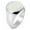 Silver, variant on Sterling Silver Irish Heart Love Knot Engraved Round Flat Top Polished Ring