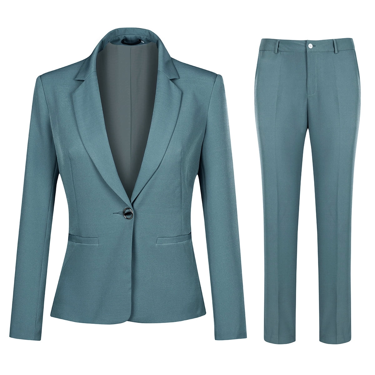Youthup Women's Business 1 Button 2 Pcs Suit for Work Career - Walmart.com