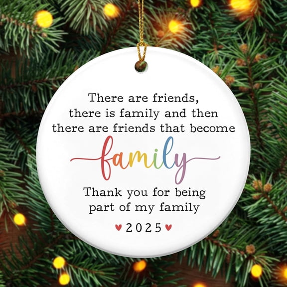 Christmas Friendship Gifts for Women Friends - Christmas Ornaments 2025 - BFF Bestie Birthday Gifts for Women Friendship, Friend Gift for Friends Female, Friend Ornament for Xmas Decorations
