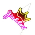 thumbnail image 4 of Letrero de neón LED brillante con alimentación USB, luz de neón decorativa de pared con forma de corona y reina para habitación de niños, dormitorio y fiesta., 4 of 14