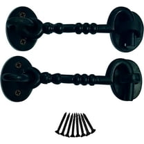 Akatva"Okavango" Rustic Cabin Hook Eye Latch ā Superior Cabin Hook Holder with Powder Coated Finish ā Vintage Cabin Hook for Cabinet, Kitchen, Shelf, Gate